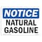 Signmission Safety Sign, OSHA Notice, 5" Height, 7" Width, Natural Gasoline Sign, Landscape OS-NS-D-57-L-14317 - alternate 1